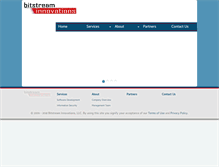 Tablet Screenshot of bitstreaminnovations.com
